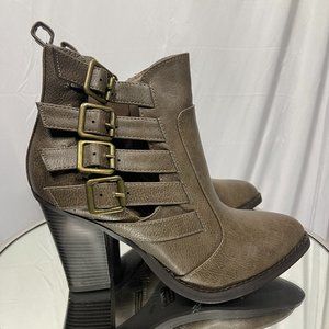 Legend Footwear Dominic Buckle Faux Leather Boot 10